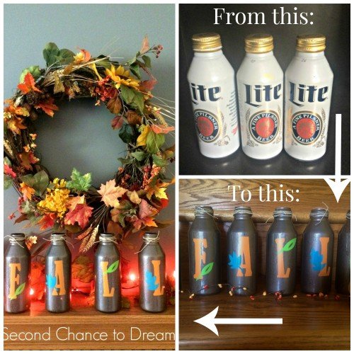 http://secondchancetodream.com/2014/09/fall-decor-upcycled-beer-cans.html