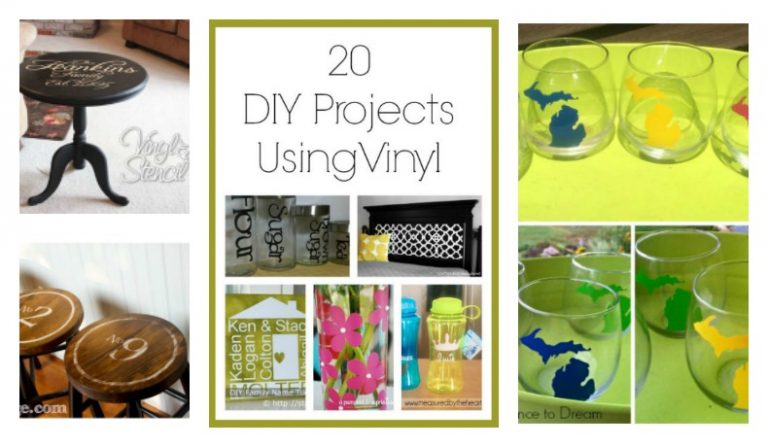 Second Chance To Dream - 20 DIY Projects using Vinyl