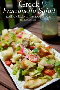 Greek Panzanella Salad Greek Panzanella Salad