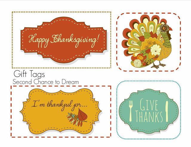 Barb Camp - Free Thanksgiving Party Printables Set 2