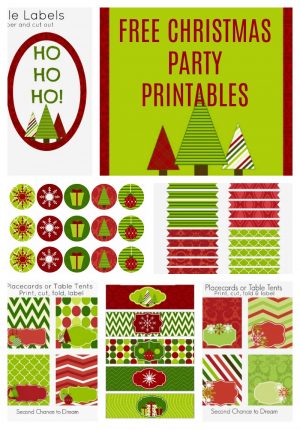 Barb Camp - Free Christmas Party Printables