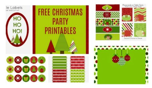 Barb Camp - Free Christmas Party Printables