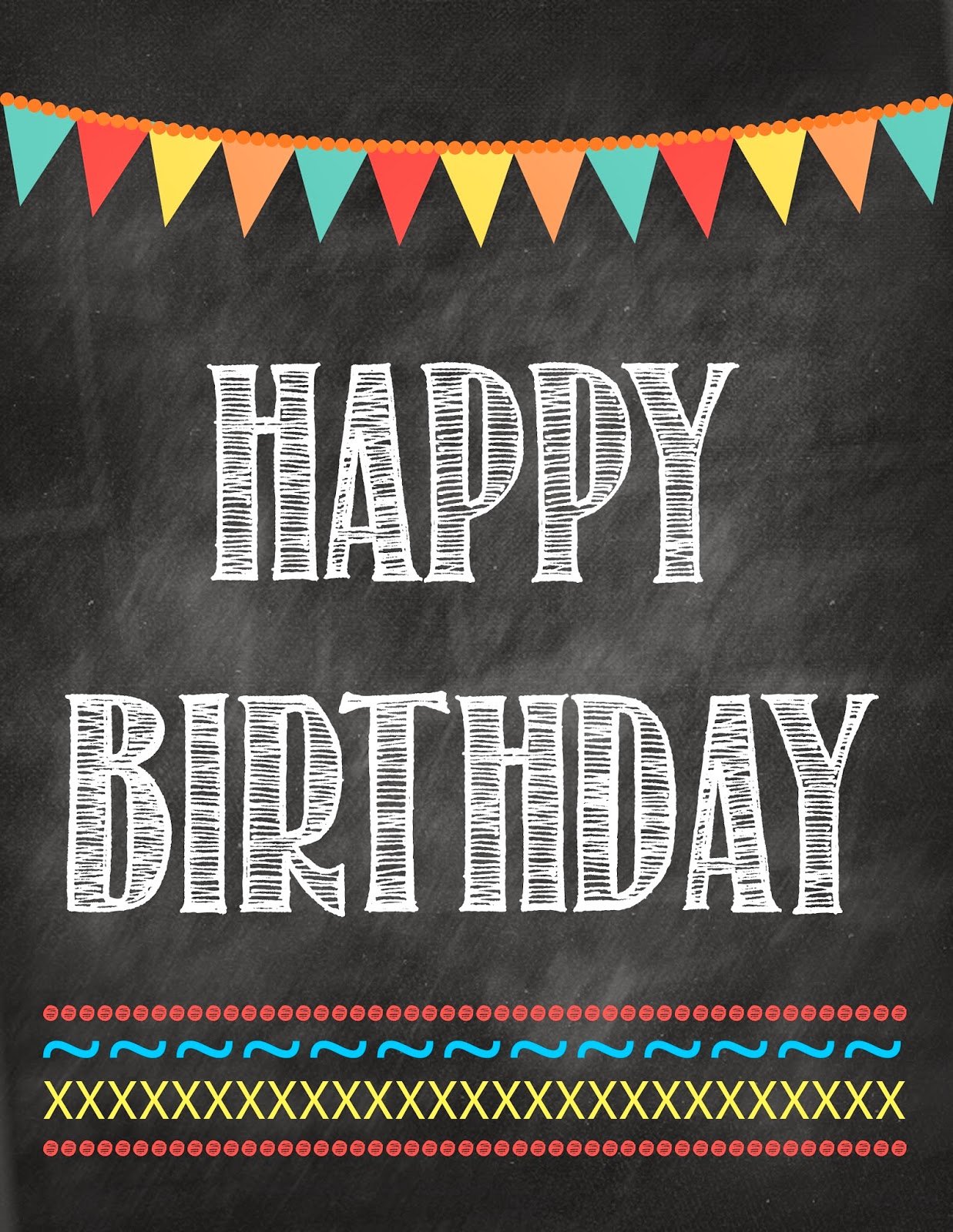 happy birthday printable free