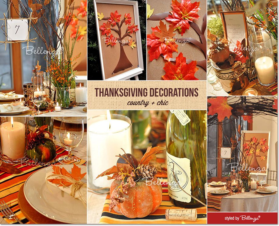 Chic thanksgiving decor