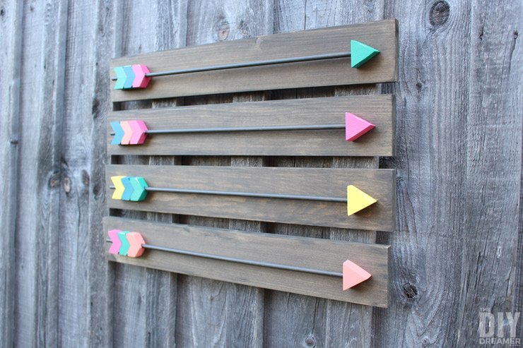 Pallet wood and sticks Valentines Heart diy