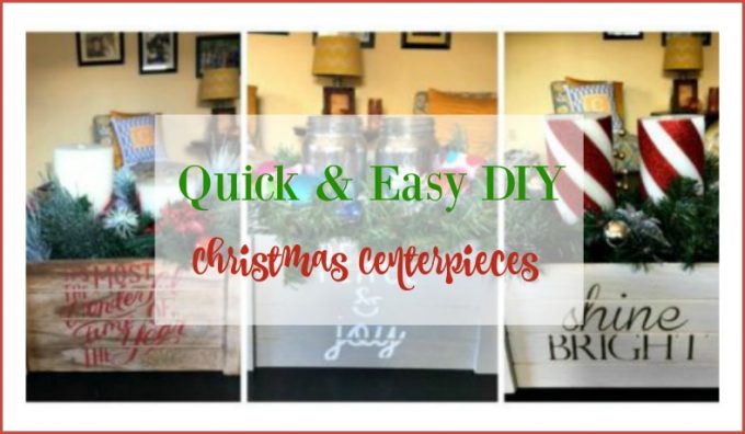 Second Chance To Dream - Quick &amp; Easy DIY Christmas Centerpieces