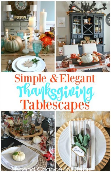 Second Chance To Dream - Simple & Elegant Thanksgiving Tablescapes
