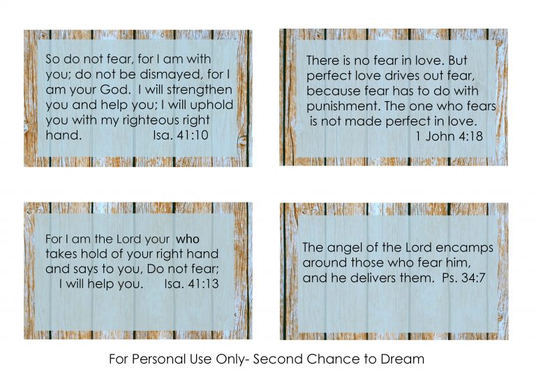 Barb Camp - Overcoming Fear Scripture Cards