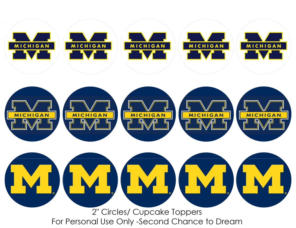 Barb Camp - U of M/ MSU Party Printables