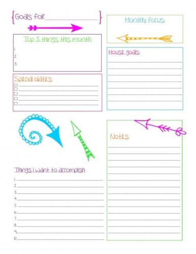 Second Chance To Dream - Free 2019 Goal Setting Printable